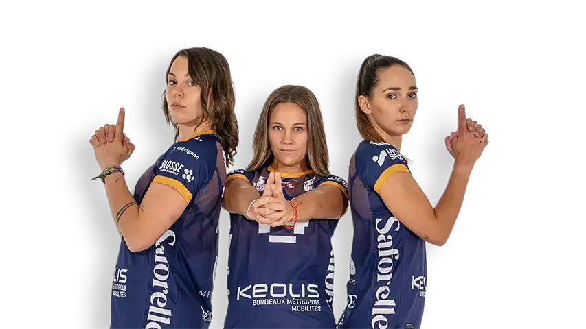 L'équipe du Bordeaux Mérignac Volley